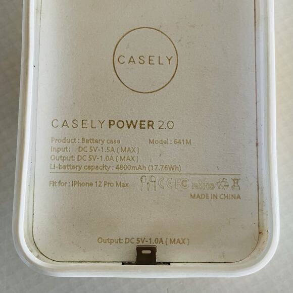 🍒 EUC Casely iPhone 12 Pro Max Battery Power Bank Charging Case W/Ring Sunflower - Picture 3 of 6